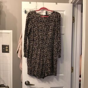 Long sleeve H&M floral romper